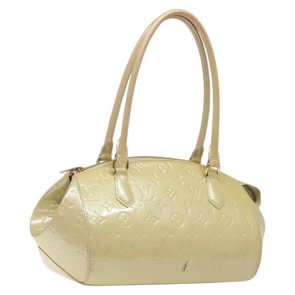 LOUIS VUITTON Monogram Vernis Sherwood PM Hand Bag Broncorail M91491 Auth 117048 - Picture 1 of 16